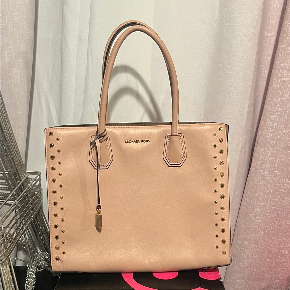 Michael Kors Blush Studded Tote